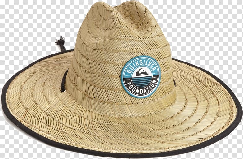Straw hat Cap Quiksilver, Hat transparent background PNG clipart