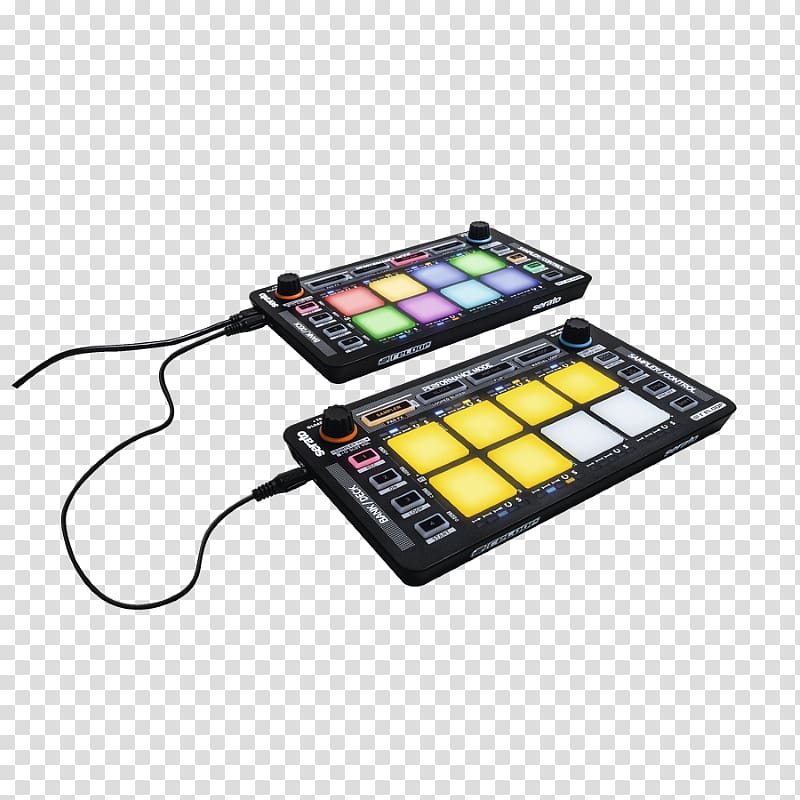 MIDI Controllers Serato Audio Research Disc jockey Electronic Musical Instruments, P neon transparent background PNG clipart