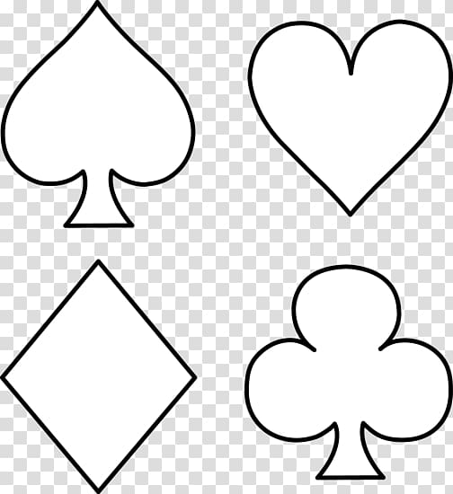 Playing Cards Suits Clipart