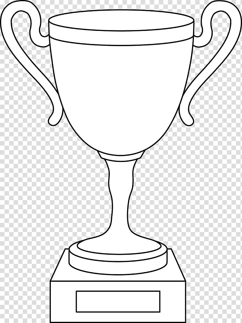 Trophy Coloring book Award , golden cup transparent background PNG clipart