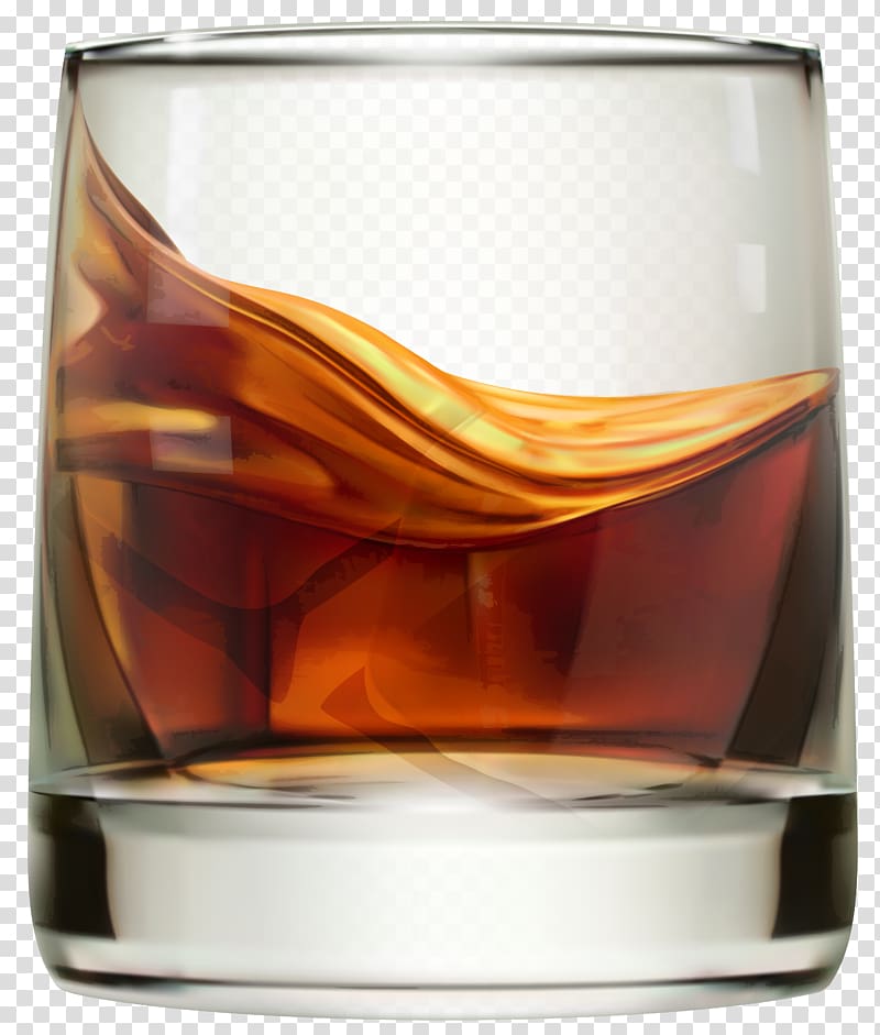 drink in shot glass, Bourbon whiskey Distilled beverage Scotch whisky Glencairn whisky glass, glass transparent background PNG clipart
