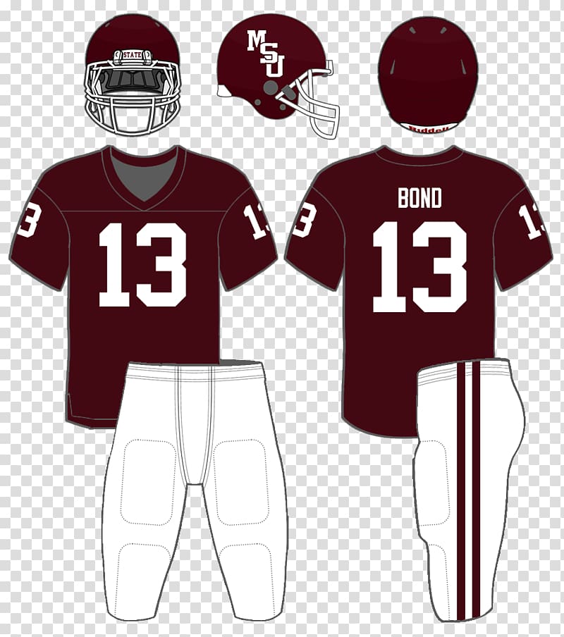 Mississippi State University T-shirt Mississippi State Bulldogs football New York Giants Jersey, T-shirt transparent background PNG clipart