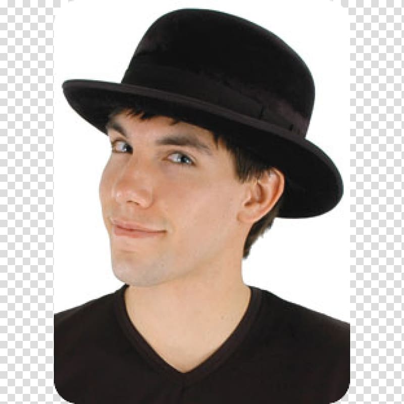 Bowler hat Fedora Top hat Velvet, Hat transparent background PNG clipart