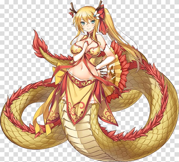 Monster Musume: Everyday Life with Monster Girls Online Lamia Yellow Dragon, monster musume spider transparent background PNG clipart