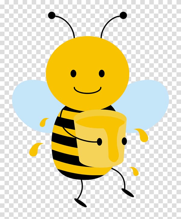 Honey bee for Scrapbooks , abelhinha transparent background PNG clipart