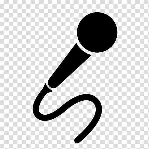Wireless microphone Silhouette, microphone transparent background PNG clipart