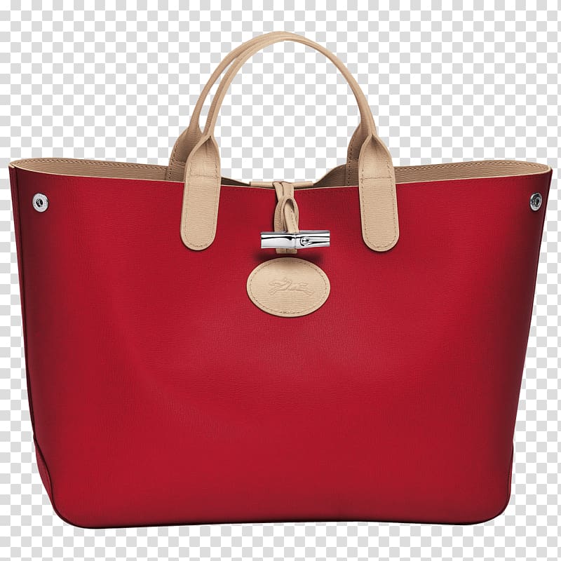 Tote bag Leather Handbag Longchamp, bag transparent background PNG clipart