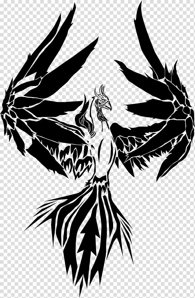 Drawing Phoenix Art Tattoo T-shirt, tribe transparent background PNG clipart