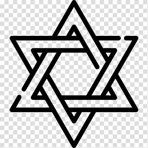 Star of David Judaism Hexagram Symbol, Judaism transparent background PNG clipart