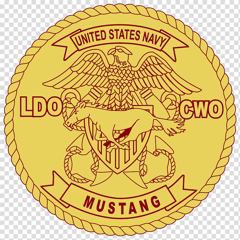 United States of America Mustang United States Navy Limited duty officer Chief warrant officer, fire department logo insignia transparent background PNG clipart