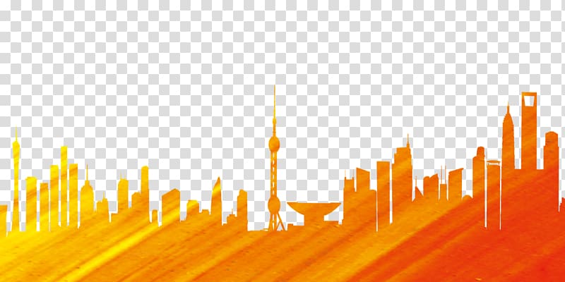 Oriental Pearl Tower Lujiazui Computer file, Lujiazui silhouette transparent background PNG clipart