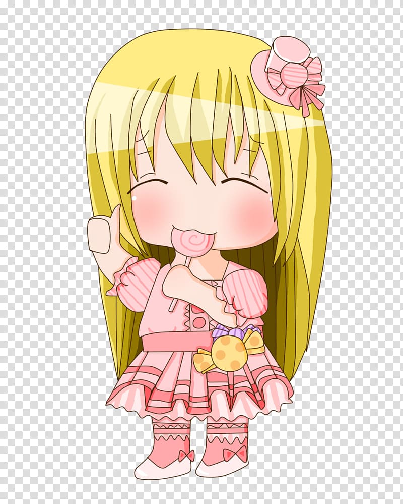 anime eating chibi