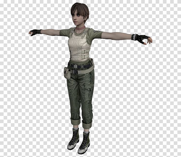 Resident Evil: The Mercenaries 3D Rebecca Chambers Wii PlayStation 2, resident evil transparent background PNG clipart