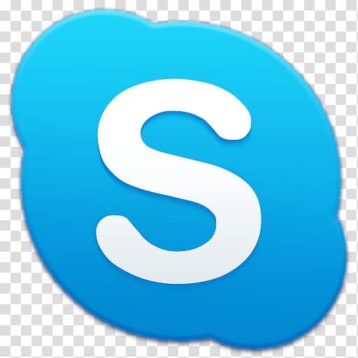 blue text symbol aqua, Skype transparent background PNG clipart