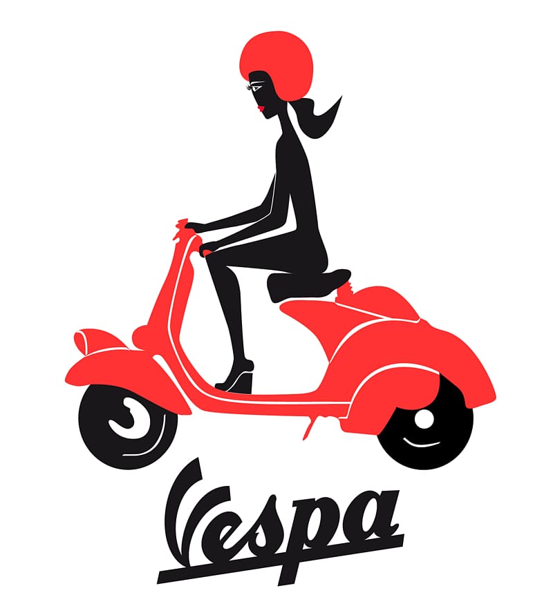 Scooter Vespa Piaggio Car Motorcycle, scooter transparent background PNG clipart