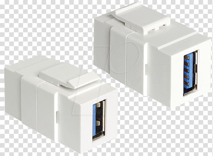 Adapter Keystone module Electrical connector USB 3.0, USB transparent background PNG clipart