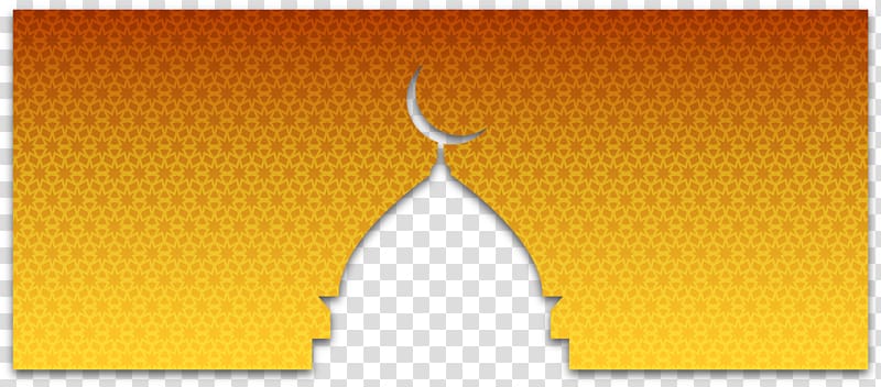 mosque illustration, Brand Yellow Material Font, Golden Moon building transparent background PNG clipart