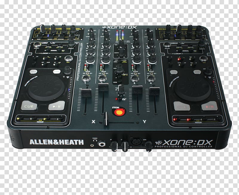 Audio Disc jockey Allen & Heath MIDI Controllers DJ controller, vestax controller transparent background PNG clipart
