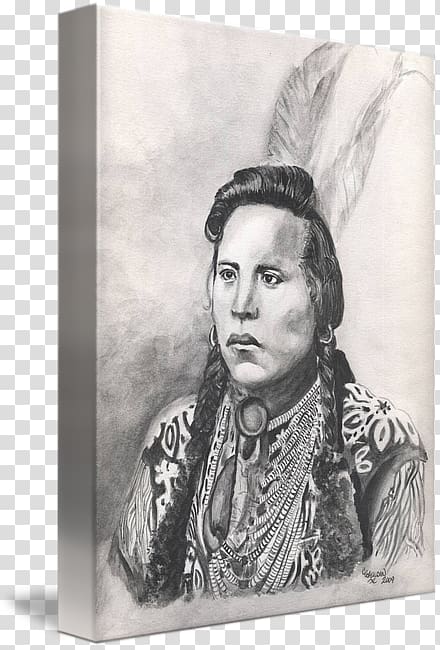 kind Art Poster Portrait , American Indian transparent background PNG clipart
