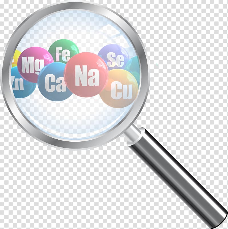 Chemical element Mineral Chemistry Human body Chemical substance, loupe transparent background PNG clipart