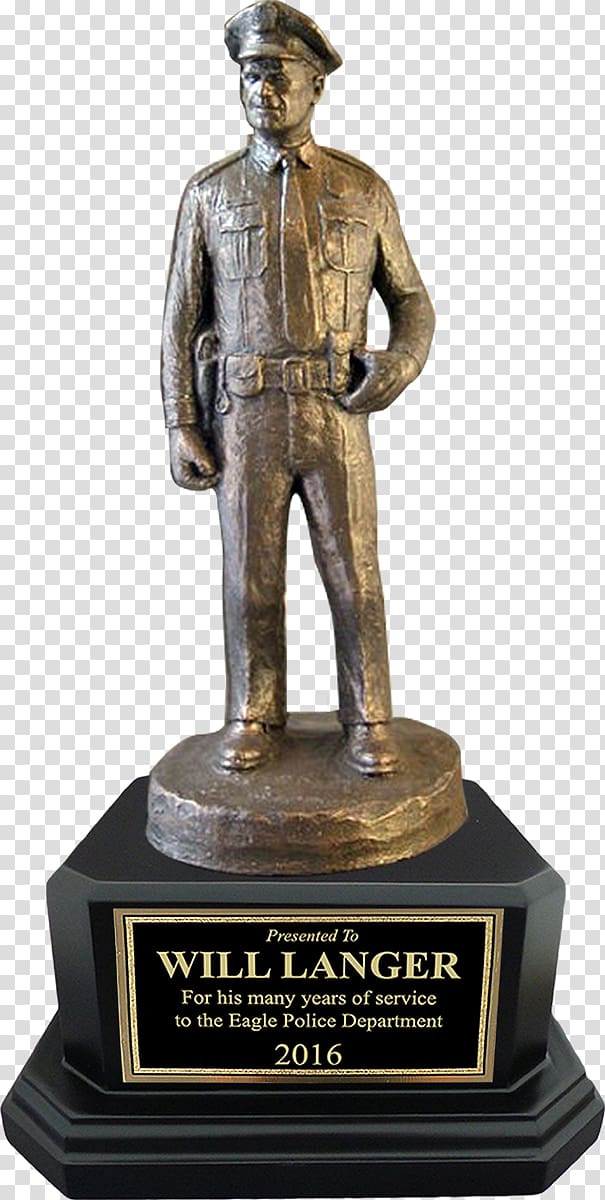 Statue Bronze sculpture Firefighter Figurine, firefighter transparent background PNG clipart