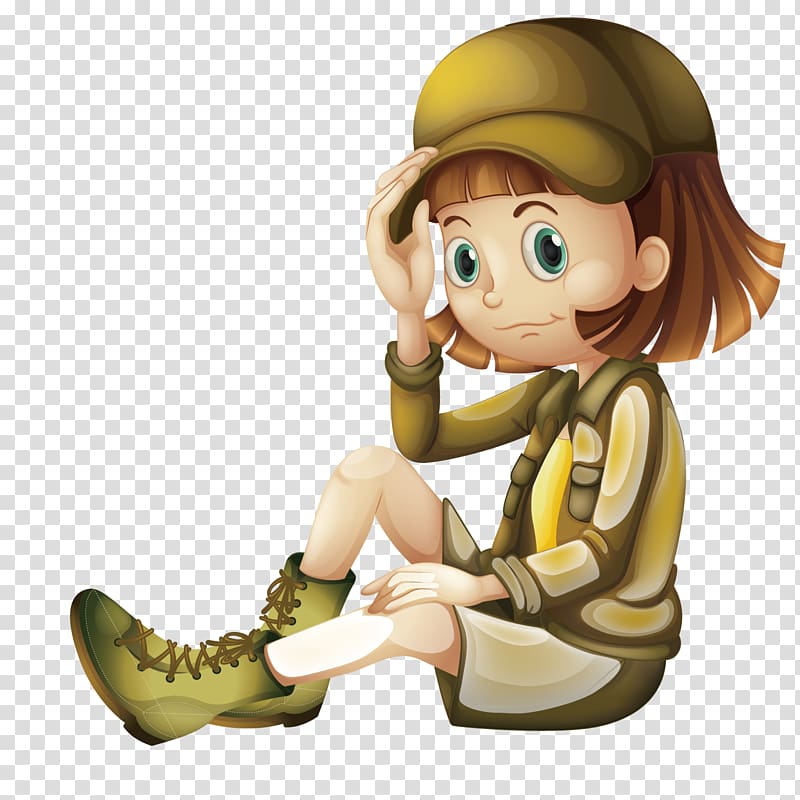Girl , Girl with hat transparent background PNG clipart