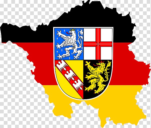 Flag of Saarland States of Germany Flag of Germany, world map transparent background PNG clipart