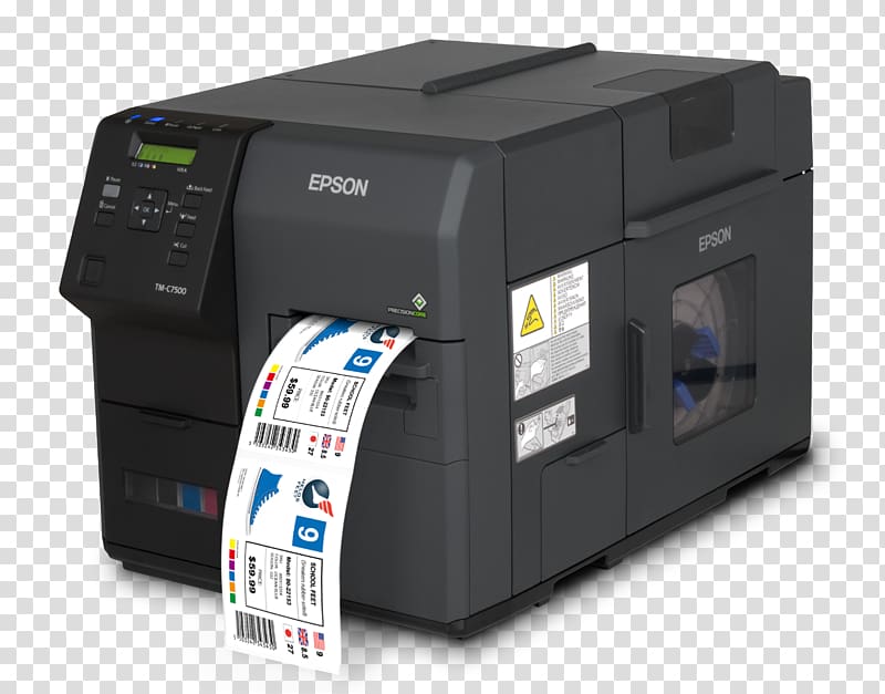 Inkjet printing Label printer, printer transparent background PNG clipart