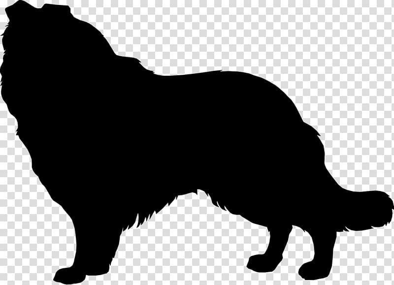 Rough Collie Border Collie Smooth Collie Silhouette , Silhouette transparent background PNG clipart