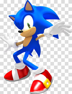 Sonic Hedgehog Jumping Side transparent PNG - StickPNG