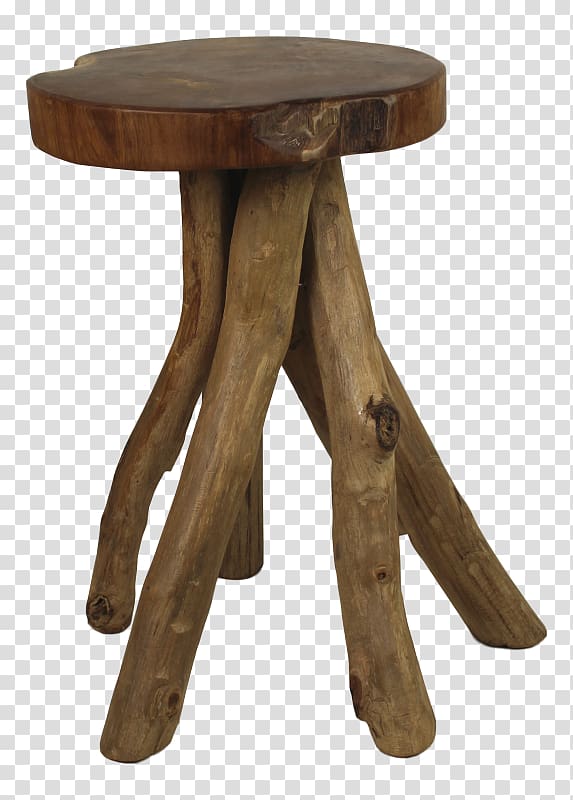 Stool Table Chair Kayu Jati Wood, table transparent background PNG clipart