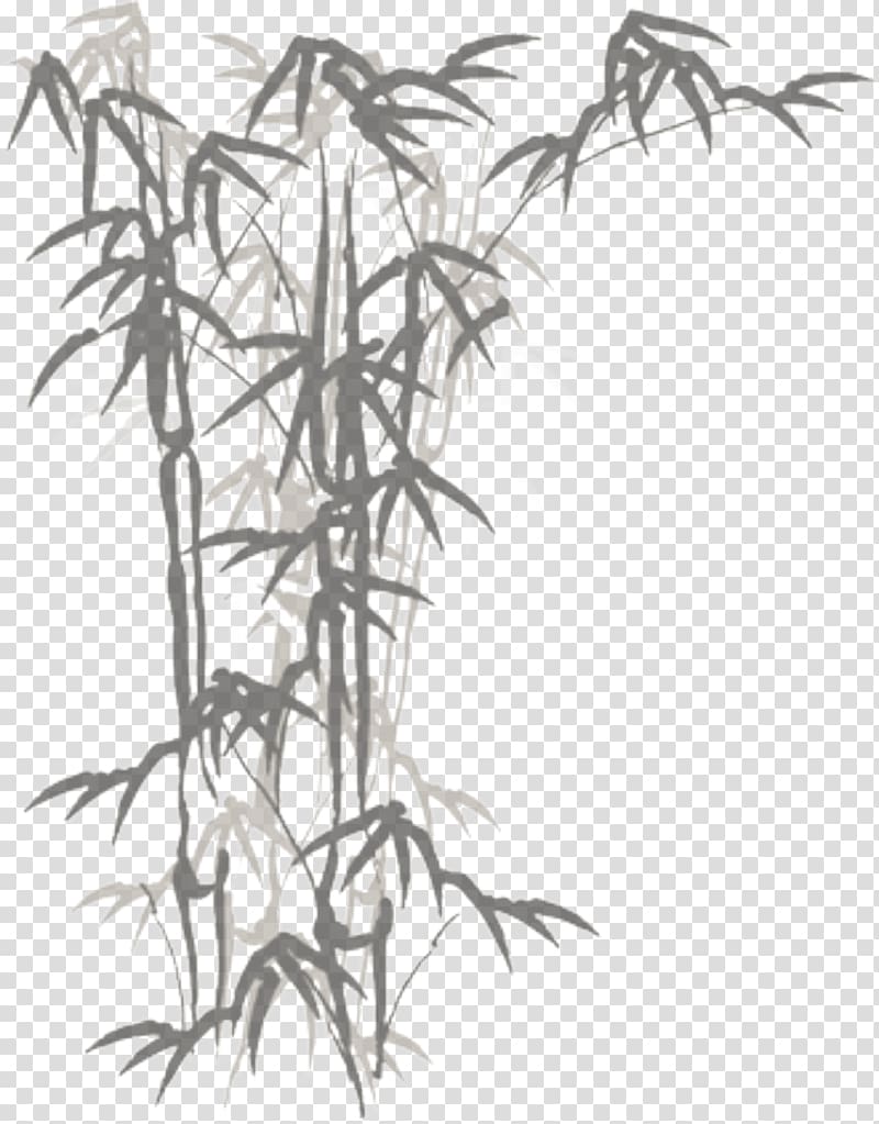 Bamboo Drawing Panda Trading & Mfr Inc Painting, Chinese bamboo wind transparent background PNG clipart