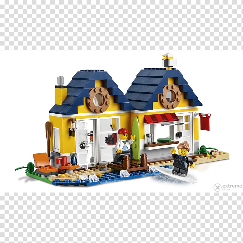 LEGO Creator 31035, Beach Hut LEGO 31035 Creator Beach Hut Toy, Lego Creator transparent background PNG clipart