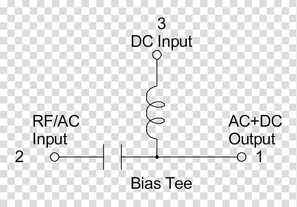 Bias tee Circuit diagram Wiring diagram Electronic circuit Schematic, others transparent background PNG clipart