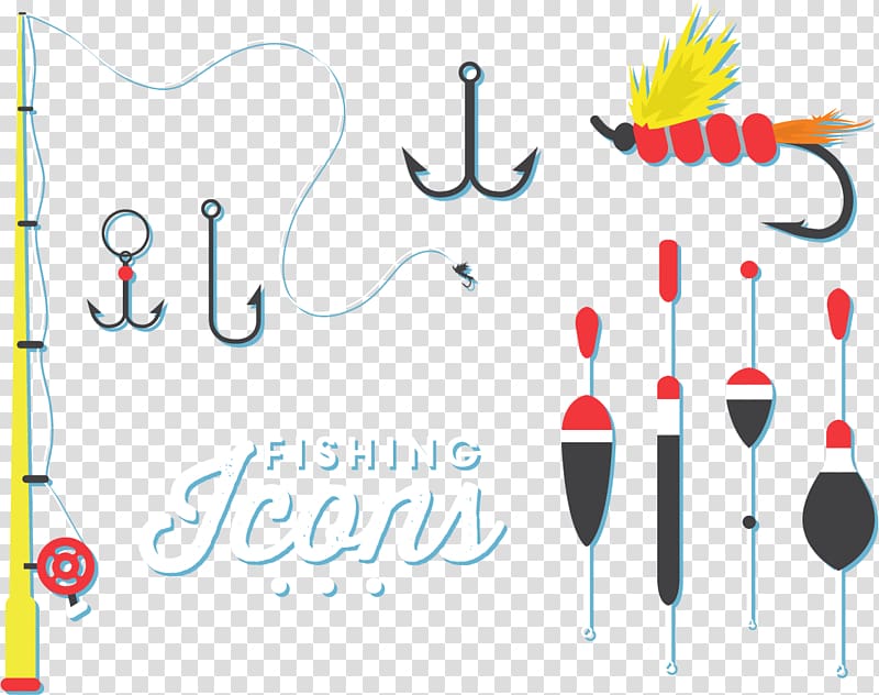 Logo Fishing Illustration, fishing line hooks transparent background PNG clipart