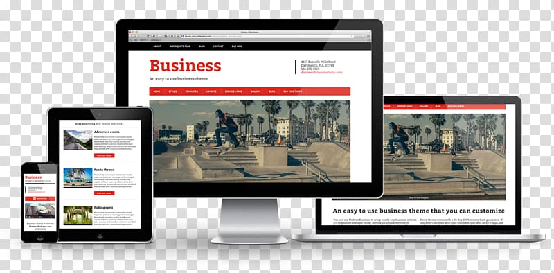 Web design Website Computer Software WordPress, modern business transparent background PNG clipart