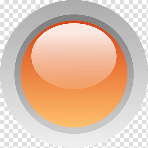 Orange Plaza Light-emitting diode , coffee buton transparent background PNG clipart