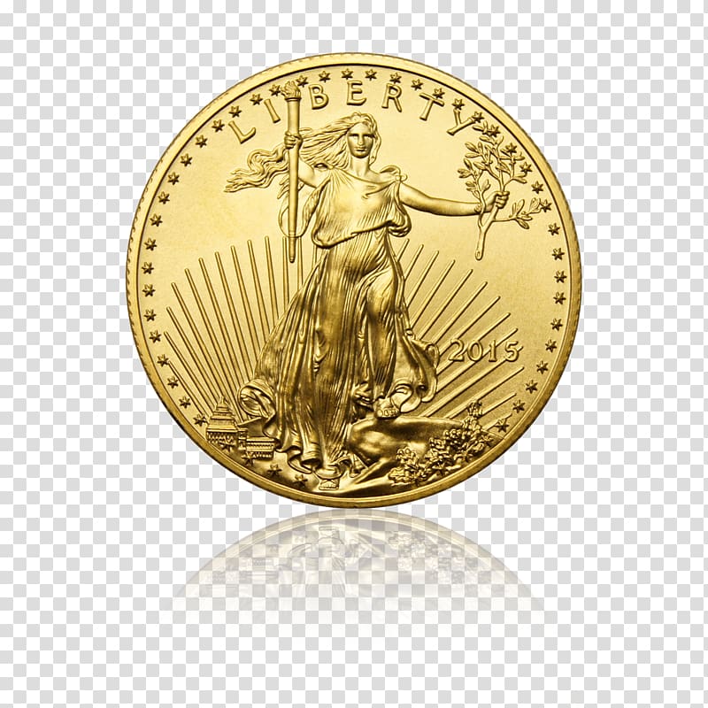 Gold coin American Gold Eagle, usa eagle transparent background PNG clipart