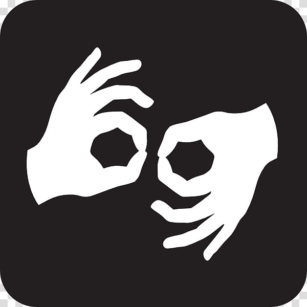 American Sign Language Language interpretation French Sign Language, ASL transparent background PNG clipart