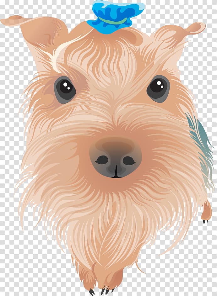 Yorkshire Terrier Airedale Terrier Bull Terrier Boston Terrier, painted dog transparent background PNG clipart