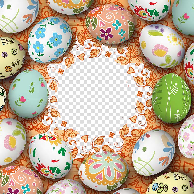 Red Easter egg, Eggs transparent background PNG clipart