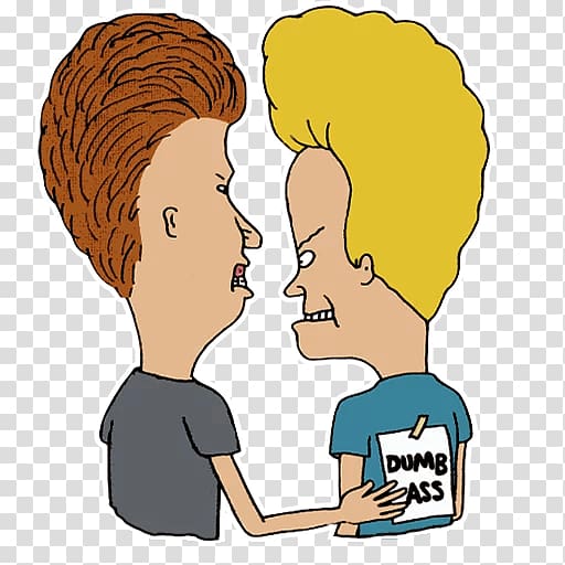 Beavis Butt-head Animated film Sticker The Great Cornholio, butthead transparent background PNG clipart