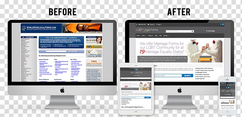 Computer program Web page Computer Monitors Webmaster, BEFORE AFTER transparent background PNG clipart