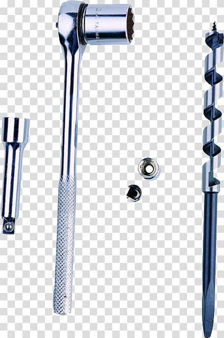 Tool Drill Wrench, Silver drill transparent background PNG clipart