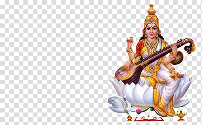 Hindu god illustration, Lakshmi Basar, Telangana Saraswati Devi Goddess, Lakshmi transparent background PNG clipart