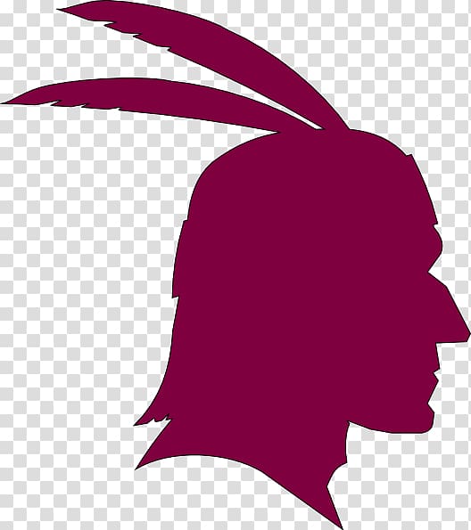Native Americans in the United States Silhouette , Indian Head transparent background PNG clipart