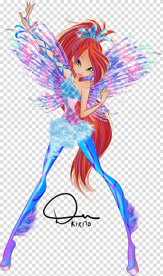 Bloom Stella Sirenix Winx Club, Season 5 Drawing, fresh bloom transparent background PNG clipart