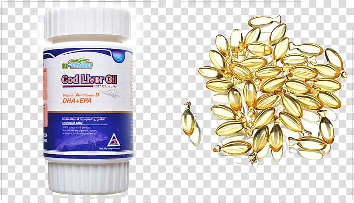 Dietary supplement Cod liver oil Vitamin A Vitamin D, Cod liver oil to pull the material in kind Free transparent background PNG clipart