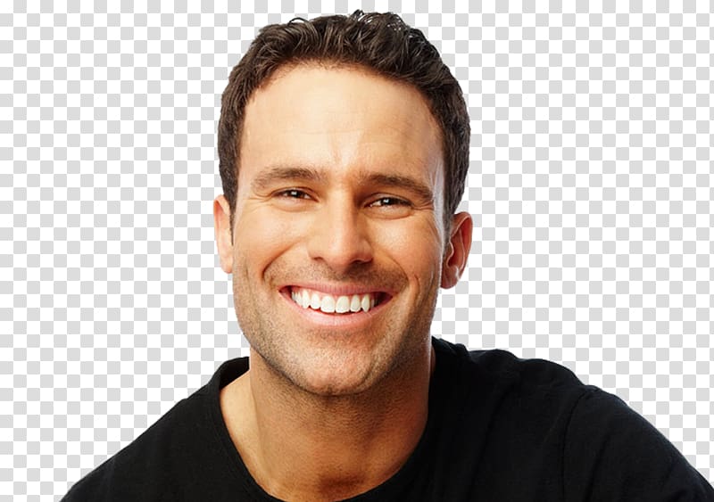 Download Smiling Man Face transparent PNG - StickPNG