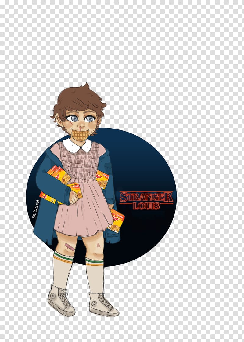 Cartoon Illustration Costume Outerwear Character, stranger things transparent background PNG clipart